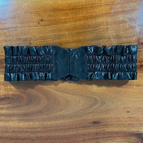 H&M Black Stretch Waist Chunky Belt (S) - Picture 7 of 7
